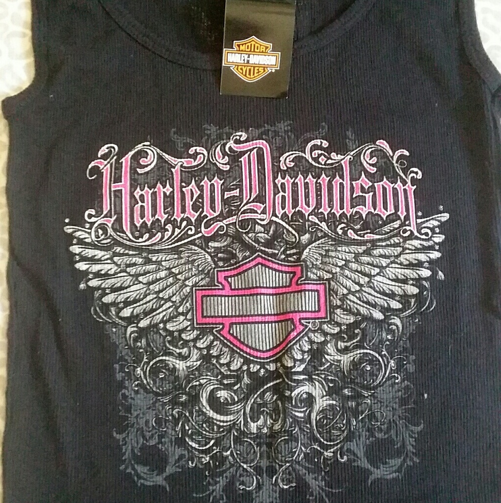 NWT Harley Davidson Ribbed HD Thrill Tank Top Sz M